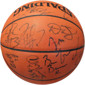 2000-01 Miami Heat Autographed Leather Basketball