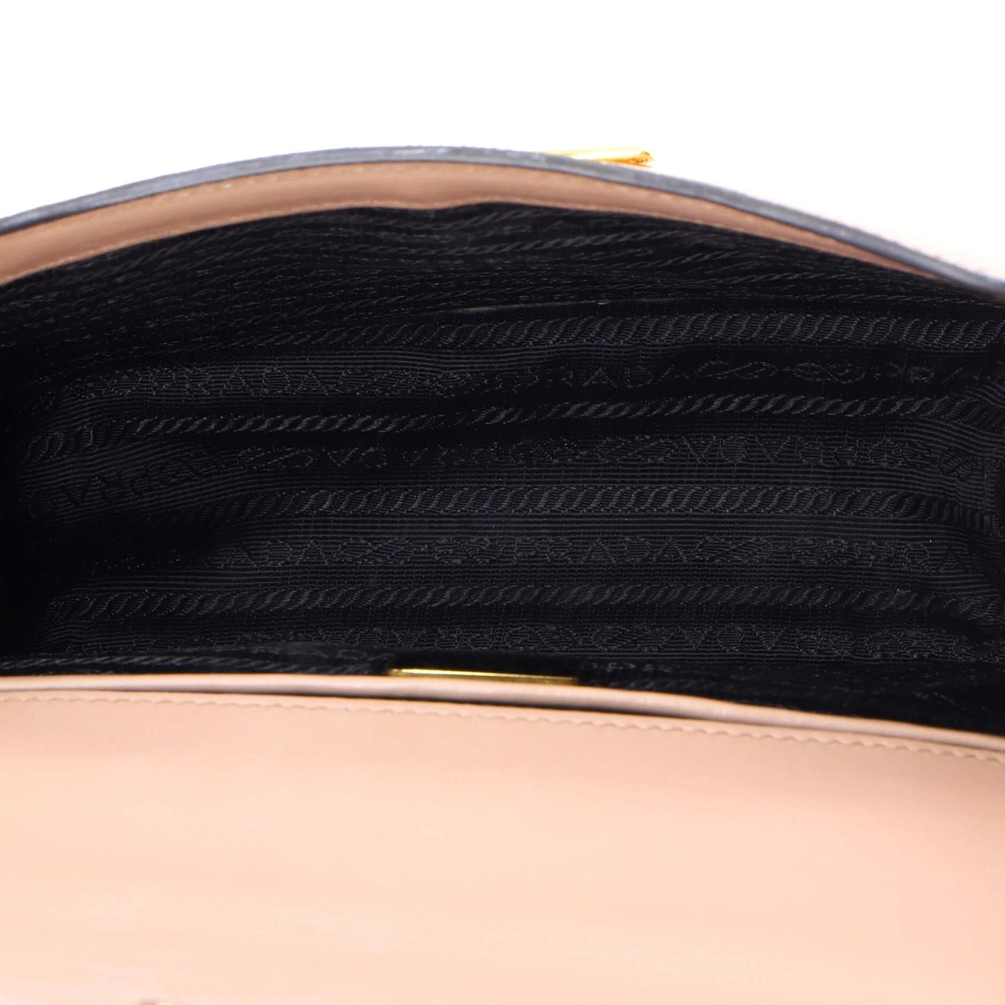 Prada Envelope Flap Chain Shoulder Bag Saffiano Leather Small