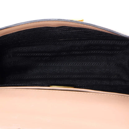 Prada Envelope Flap Chain Shoulder Bag Saffiano Leather Small