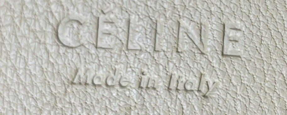 Celine Horizontal Bi-Cabas Tote Leather Large