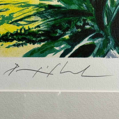 Jean Pierre Pophillat Seaside Park Lithograph Signed Edition 194/200 Framed