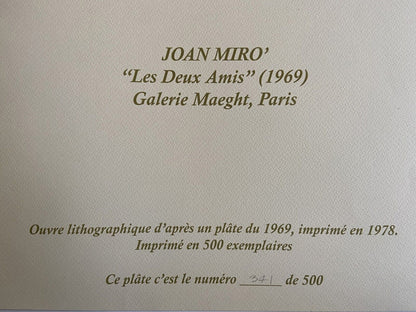 Joan Mir Lithograph Maeght