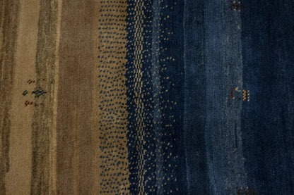 Multicolor Plush Modern Tribal Gabbeh Area Rug