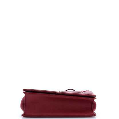 Christian Dior Diorama Flap Bag Grained Calfskin Medium