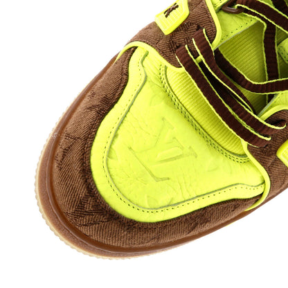 Louis Vuitton Men'S Lv Trainer Sneakers Monogram Empreinte Leather And Monogram