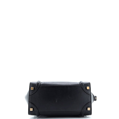 Celine Luggage Bag Smooth Leather Micro