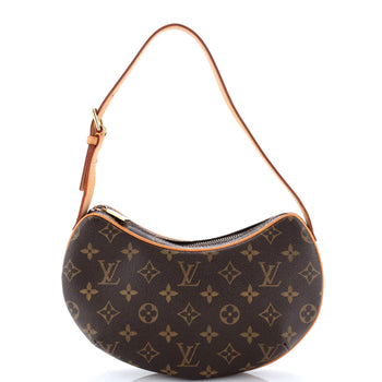 Louis Vuitton Croissant Handbag Monogram Canvas Pm