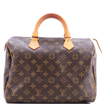 Louis Vuitton Speedy Handbag Monogram Canvas 30
