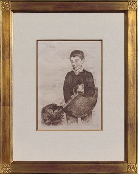 Edouard Manet 1862 Original Etching - The Urchin