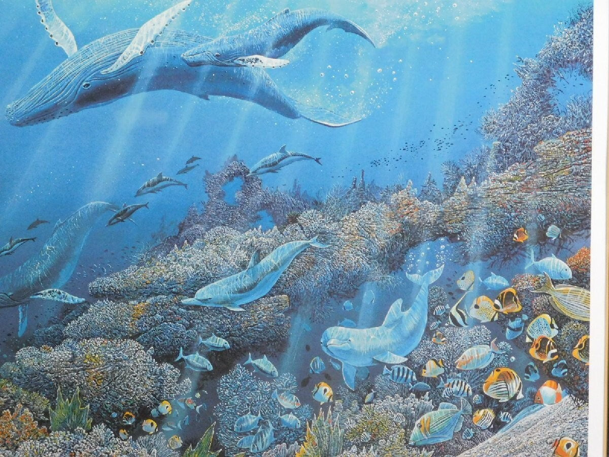 Robert Lyn Nelson (Us) Original Lithograph Print Large Artwork, Signed Framed