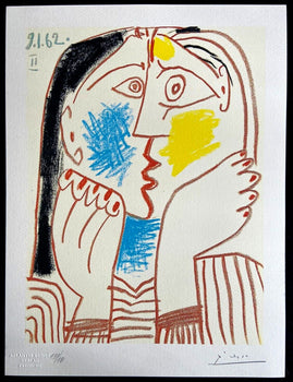 Pablo Picasso Lithograph Coa Signed In Pen Numbered In Pencil Art