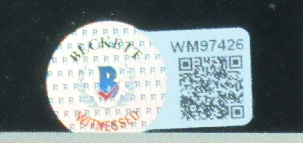 Christopher Lloyd "Back To The Future" Signed Framed 16X20 Beckett