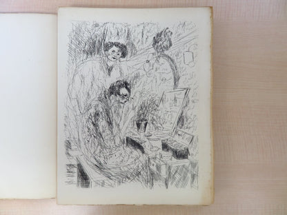 Regis Gignoux & Andre Dunoyer De Segonzac L'Appel Du Clown 1930 1St 30 Etching