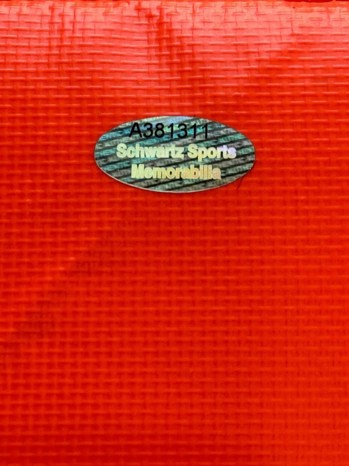 Dave Robinson Packers Signed Orange Endzone Pylon W/Hof 2013 (Schwartz Sports)