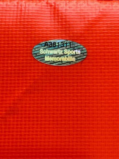 Dave Robinson Packers Signed Orange Endzone Pylon W/Hof 2013 (Schwartz Sports)