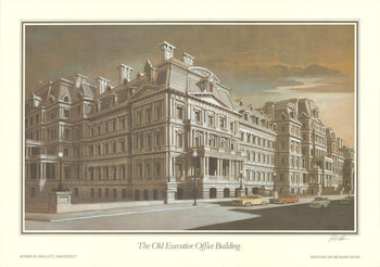 Richard Haas The Old Executive Office Building Signed 