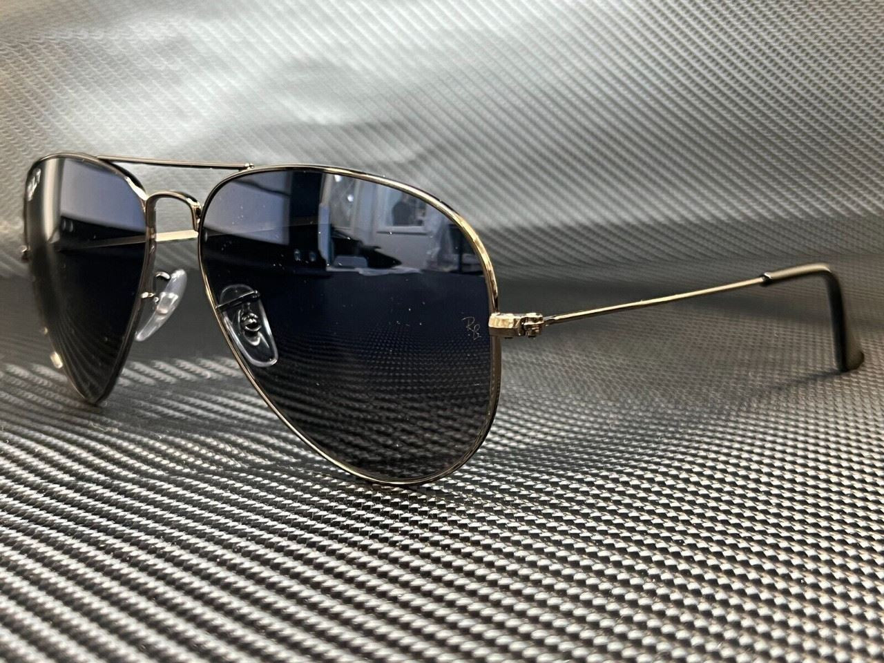 RAY BAN RB3025 004 78 Gunmetal Aviator 55 mm Men's Polarized Sunglasses