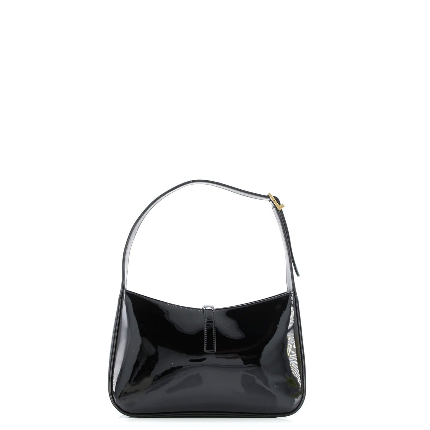 Saint Laurent Le 5 A 7 Hobo Patent Small