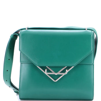 Bottega Veneta Clip Flap Bag Leather