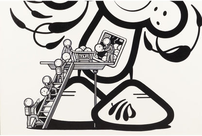 The London Police Tlp Here We Grow 2019 Signed Original Acrylic On Canvas 50Cm