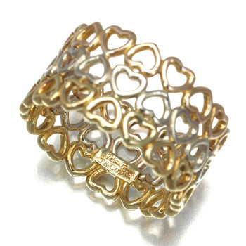 Tiffany&Co. Ring Crown Of Heart 3Color Us5.25-5.5 18K Yg/Wg/Rg