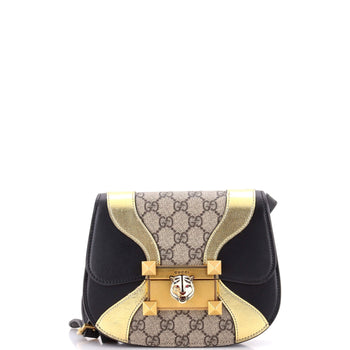 Gucci Osiride Shoulder Bag Gg Coated Canvas And Leather Small