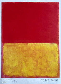 Mark Rothko Lithograph Coa Signed Op And Numbered
