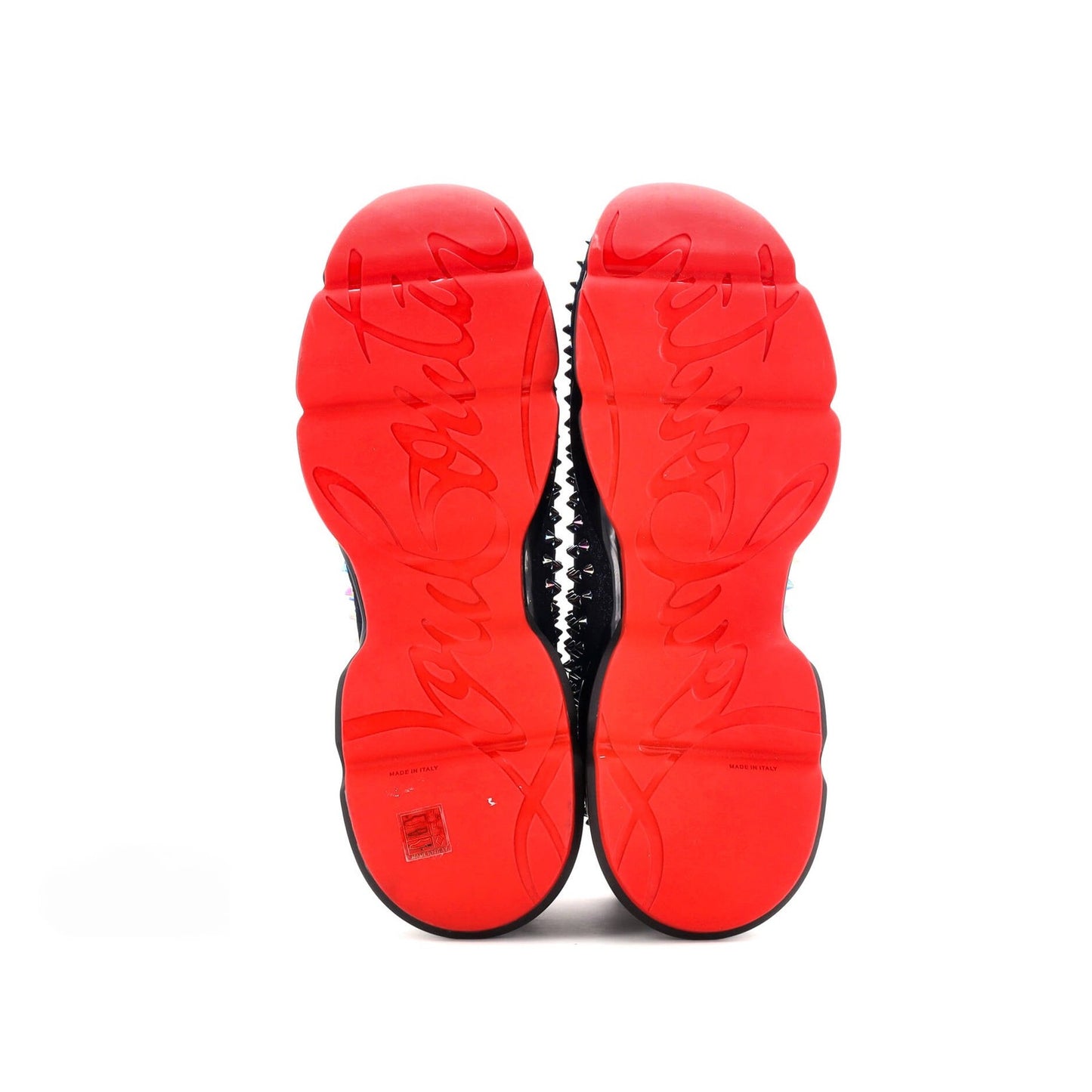 Christian Louboutin Men'S Spike Sock Sneakers Spiked Neoprene