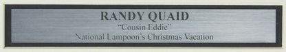 Randy Quaid Signed/ Inscribed "COUSIN EDDIE" 8x10 Photo Framed Beckett 165718