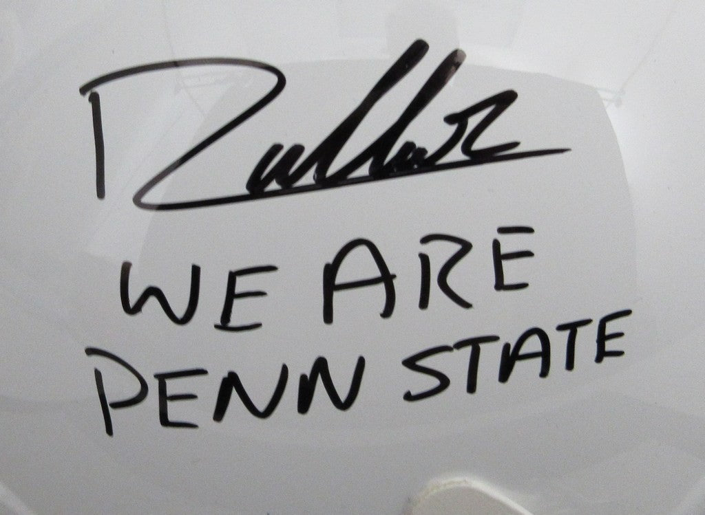 Drew Allar Autographed/Inscr Full Size Speed Replica Helmet Penn State Jsa