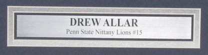 Drew Allar Autographed 16X20 Photo Penn State Framed Jsa 183316