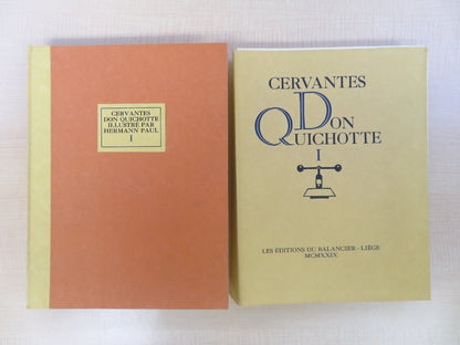 Cervantes ?Don Quichotte? Illustrated By Hermann Paul (3 Volumes: Vol. 1, 3, 4)