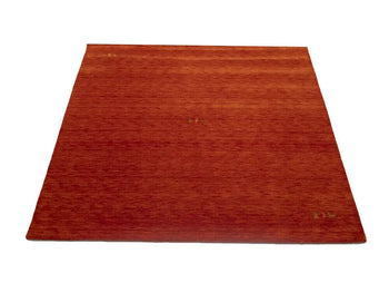 Orange-Red Gabbeh Modern Square Rug Wool Tribal