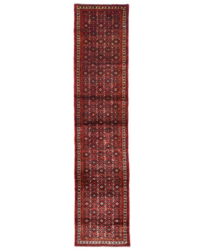 Hand-Knotted Wool Oriental Runner Rug Oversized