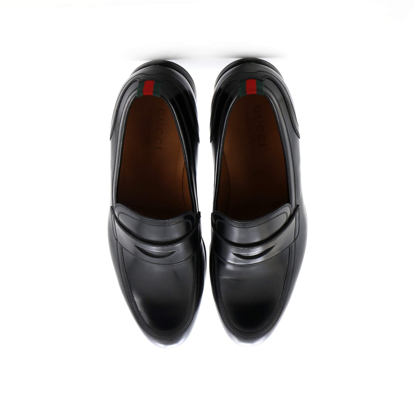 Gucci Men'S Web Loafers Leather