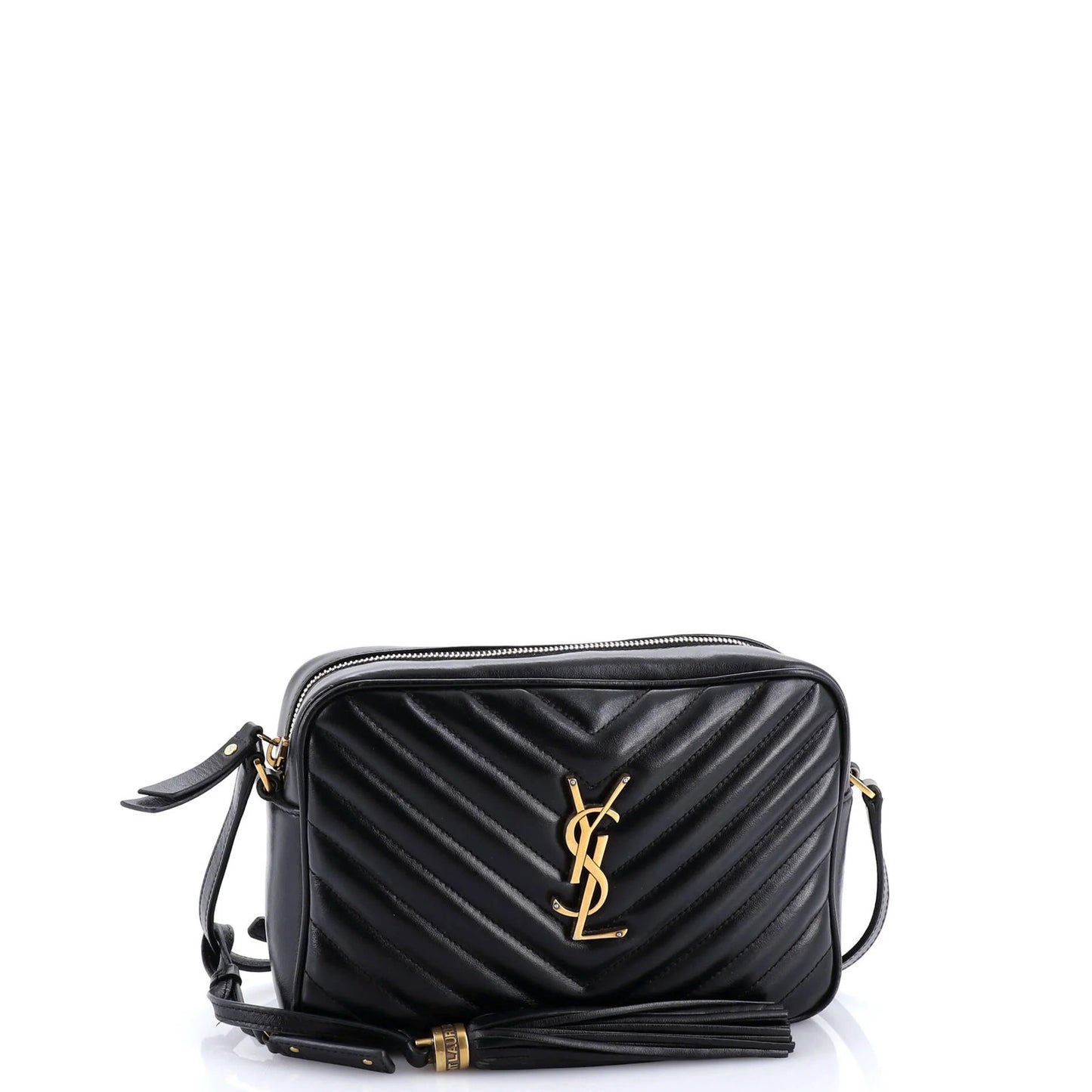 Saint Laurent Lou Camera Bag Matelasse Chevron Leather Small