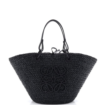 Loewe Paula'S Ibiza Anagram Basket Tote Woven Raffia Medium