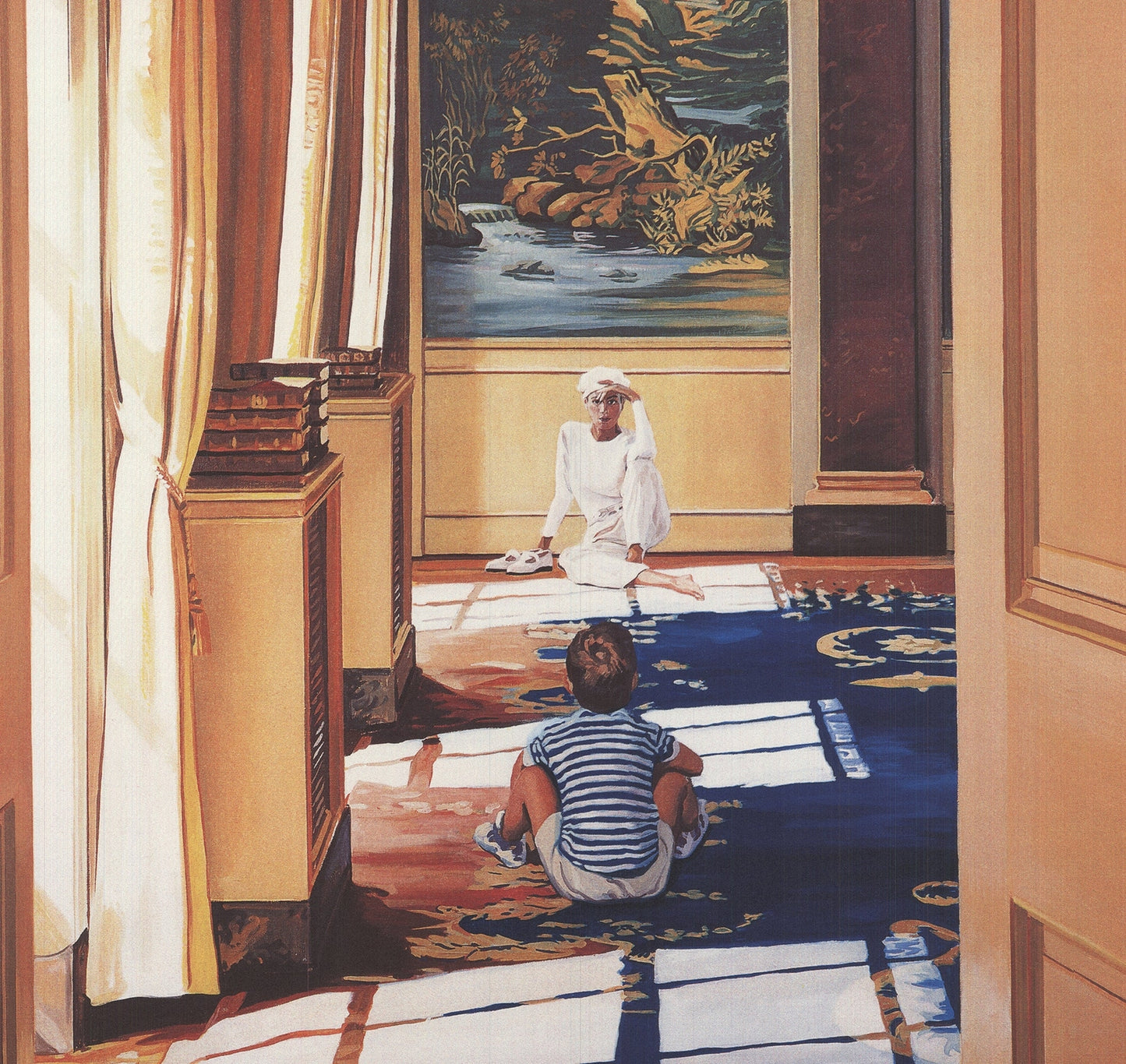 Jan Wonis Worlds Apart, Yet Together Signed " Lithograph Surrea