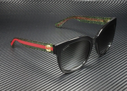 GUCCI GG0034SN 002 Black/Green Square 54 mm