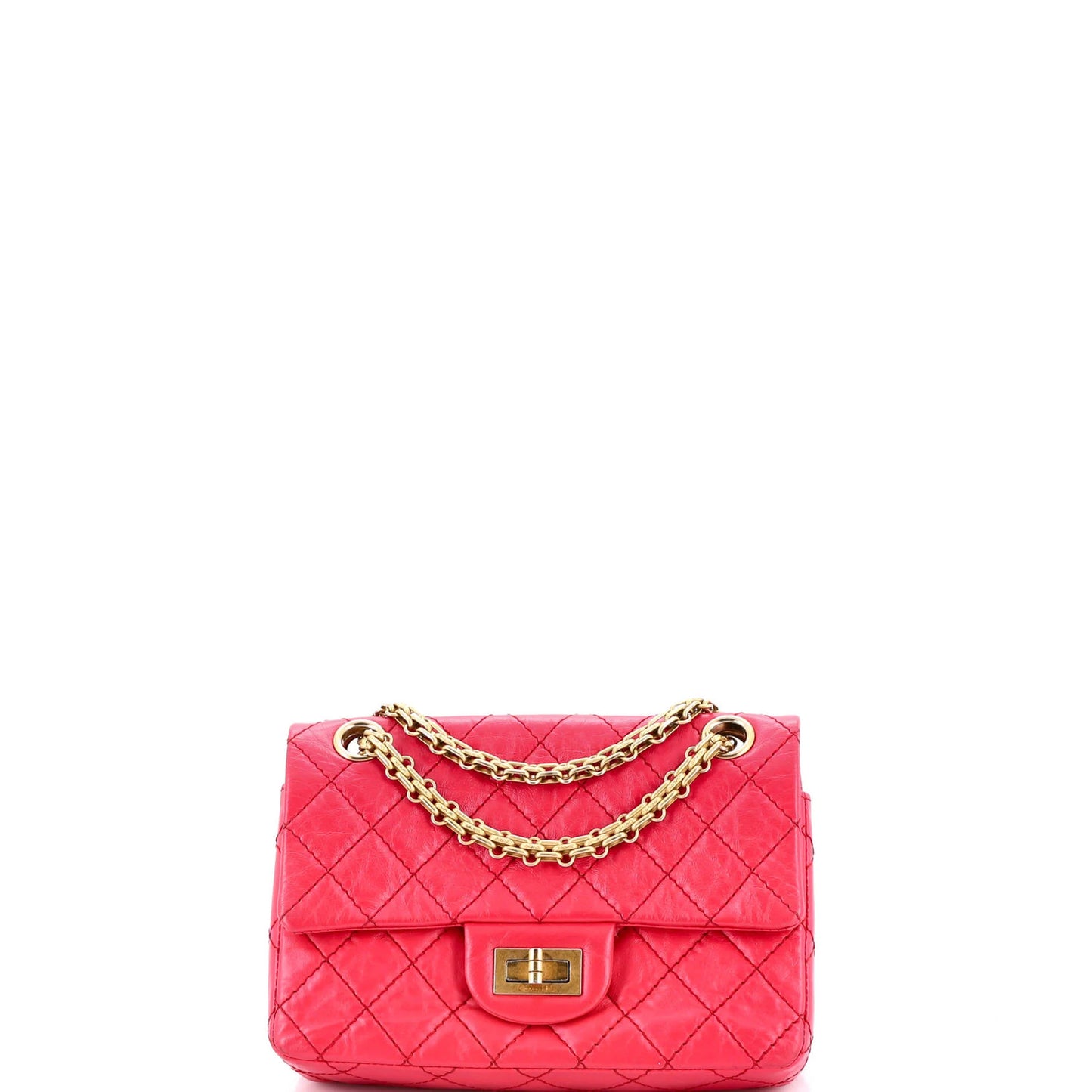 Chanel Reissue 2.55 Flap Bag Quilted Aged Calfskin Mini
