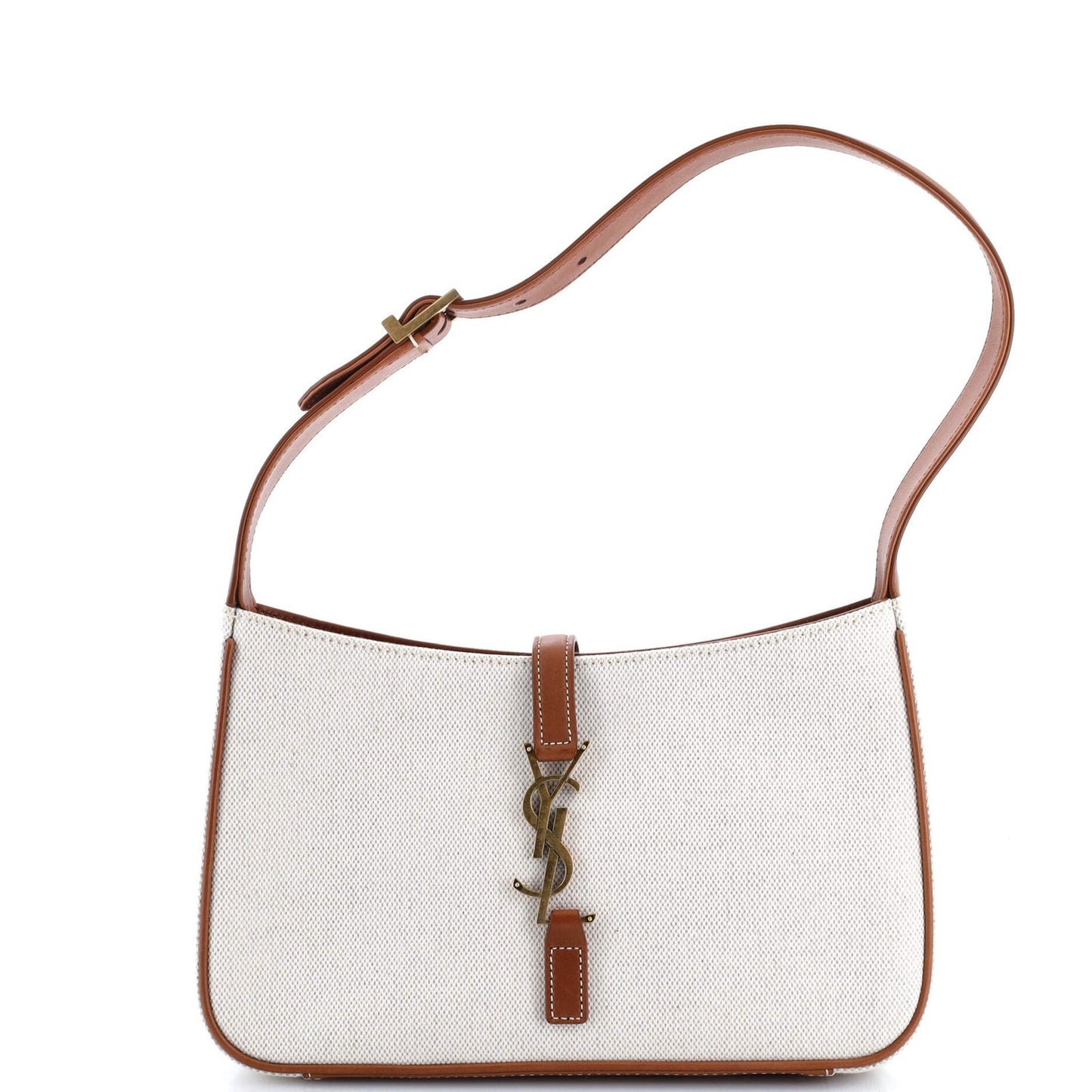 Saint Laurent Le 5 A 7 Hobo Canvas Small