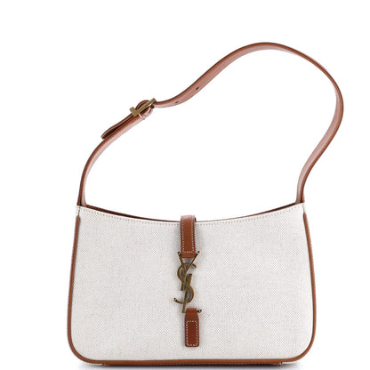Saint Laurent Le 5 A 7 Hobo Canvas Small