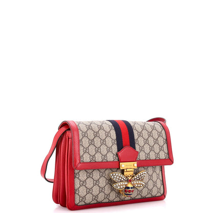 Gucci Queen Margaret Shoulder Bag Gg Coated Canvas Medium