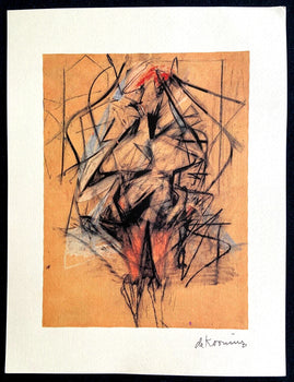 Willem De Kooning Lithograph Guggenheim Museum