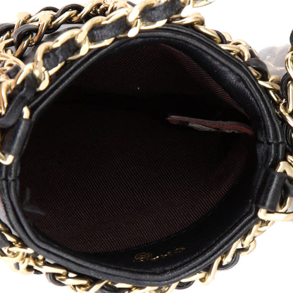 Chanel Tech Me Out Clutch With Chain Lambskin