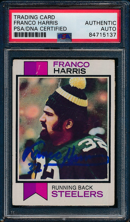 1973 Topps Rookie Franco Harris Hof #89 Card