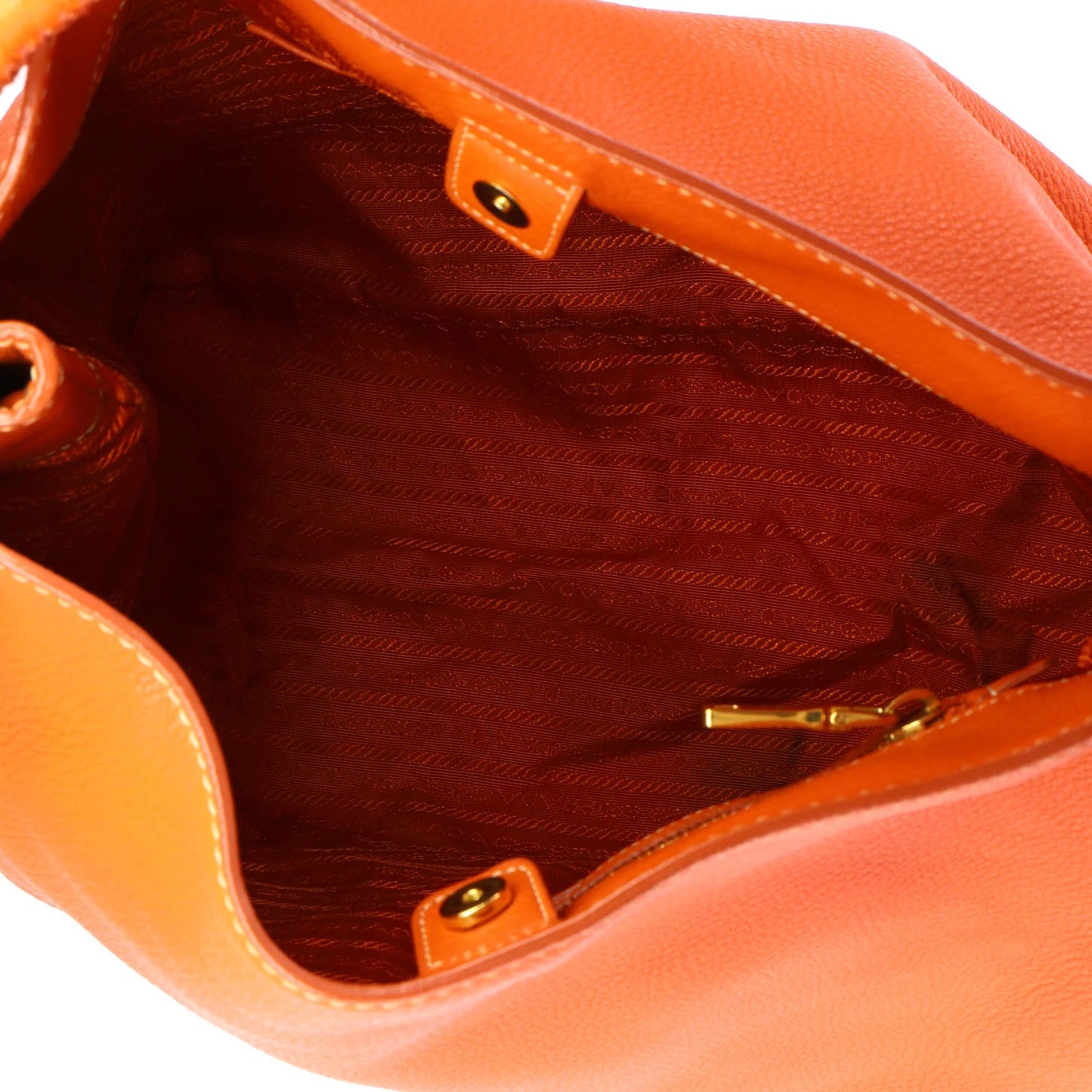 Prada Rolled Hobo Vitello Daino Large