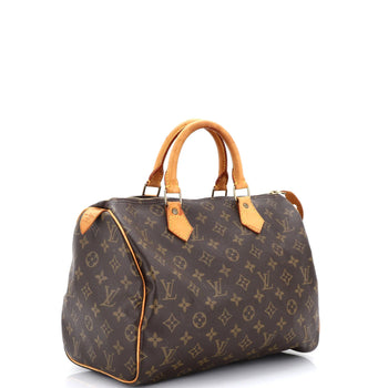 Louis Vuitton Speedy Handbag Monogram Canvas 30