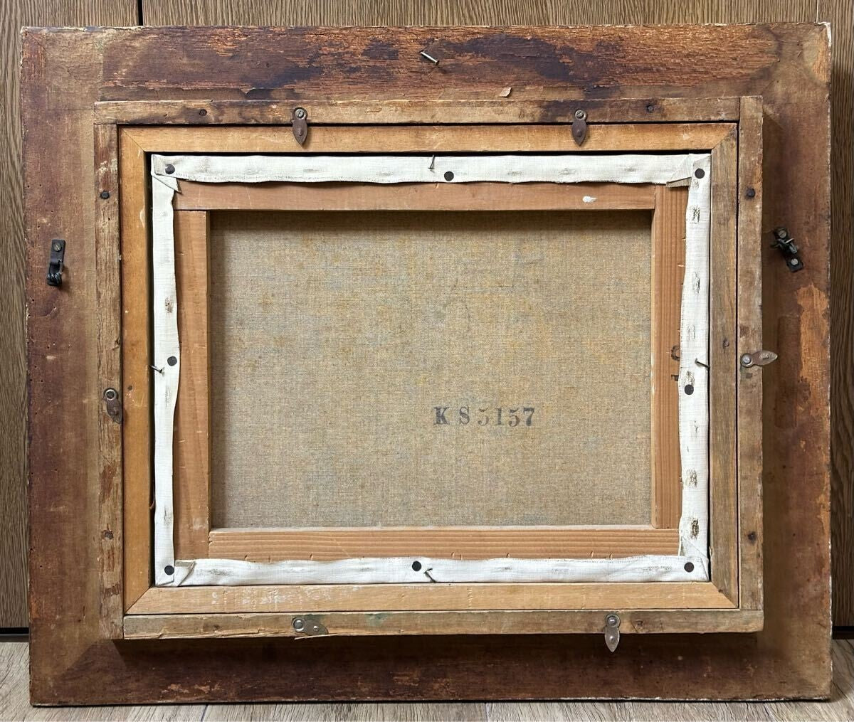 Yves Diey (French) Signed Original Painting Oil On Canvas Framed - Nude Girl