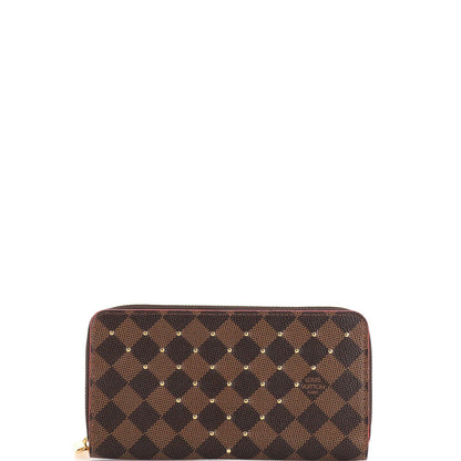 Louis Vuitton Zippy Wallet Studded Damier